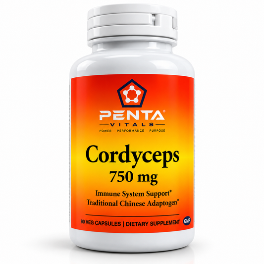 Cordyceps 750mg – Immune Support & Energy Adaptogen