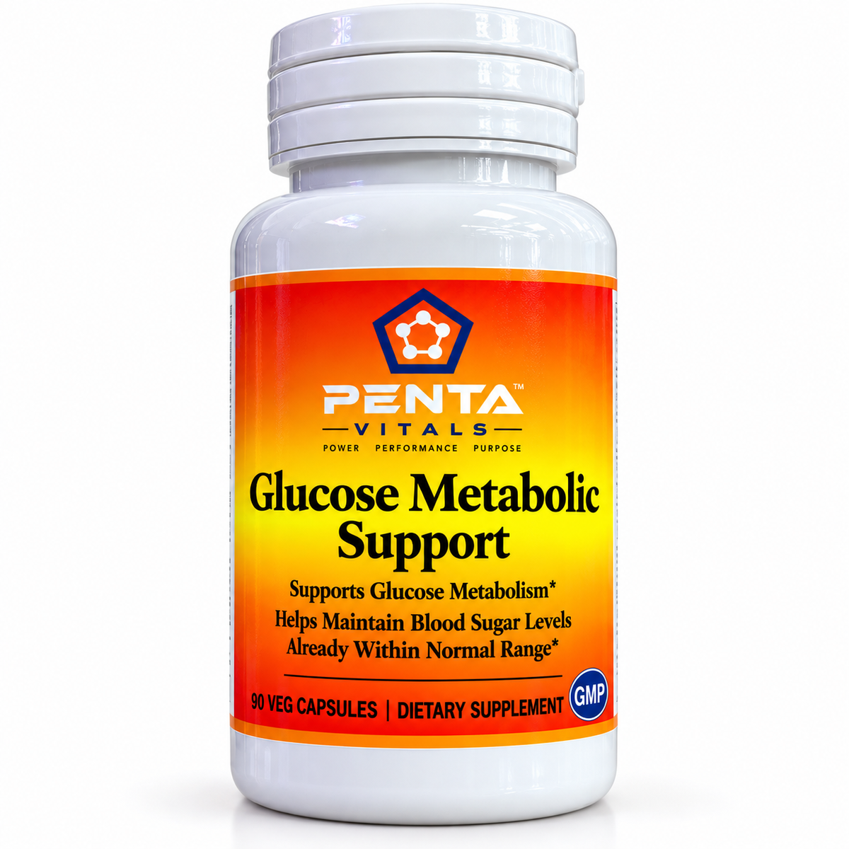 Glucose Metabolic Support – Blood Sugar & Glucose Metabolism Support | 90 Veg Capsules